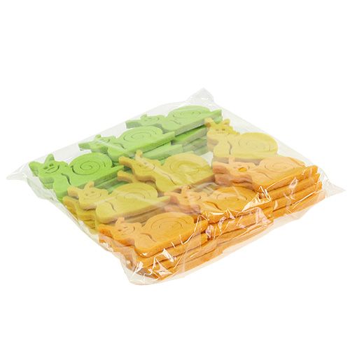 Floristik24 Felt snail with adhesive dot 5cm assorted 36 pcs