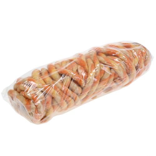 Floristik24 Felt cord 25m orange, yellow, brown