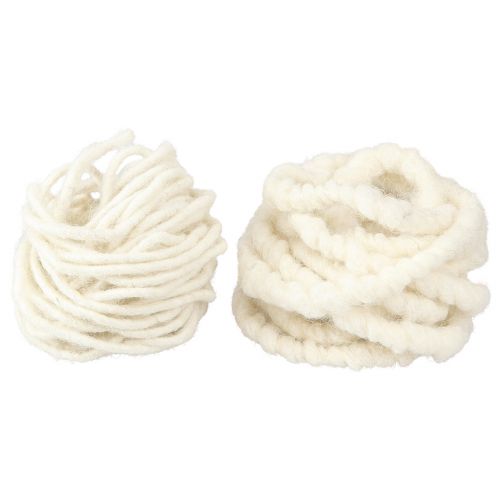 Product Felt Cord Wick Thread Felt Cord White L7m Set 2pcs