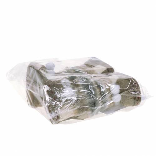 Floristik24 Christmas tree decorations pair of felt shoes with fur 10cm x 8cm 2pcs