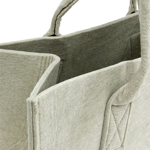 Floristik24 Felt bag 39x25x22cm cream