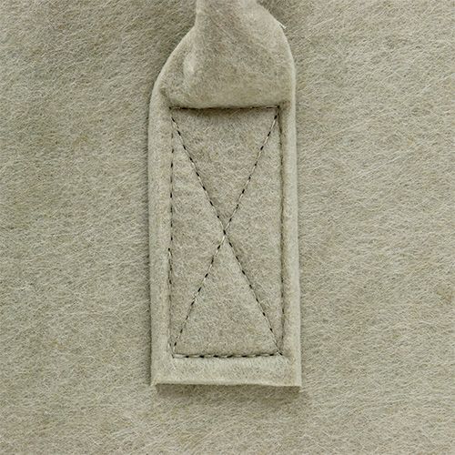Floristik24 Felt bag 39x25x22cm cream