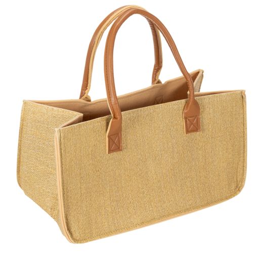 Felt bag raffia look 50cm x 25cm x 25cm buy online | Floristik24.ie