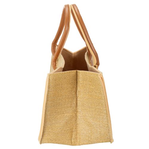 Felt bag raffia look 50cm x 25cm x 25cm | Floristik24.ie