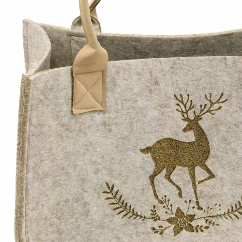 Product Felt bag nature with deer motif 2-set