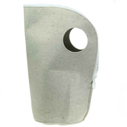 Floristik24 Felt bag Gray H58cm