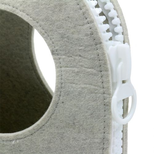 Floristik24 Felt bag Gray H58cm
