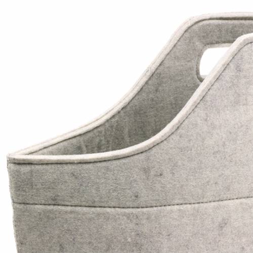 Floristik24 Felt bag gray 43cm x 20cm x 42cm