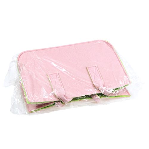Floristik24 Felt bags light pink 40cm x 25cm x 20cm