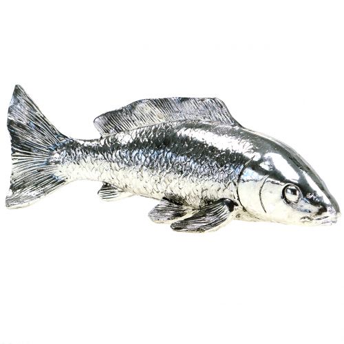 Decorative fish silver 22cm