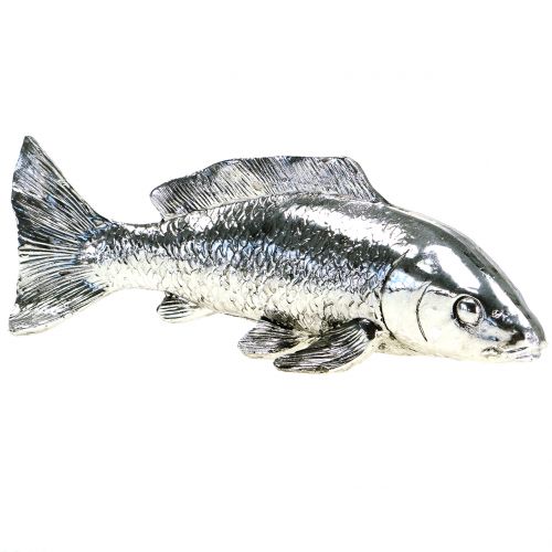 Floristik24 Decorative fish silver 22cm