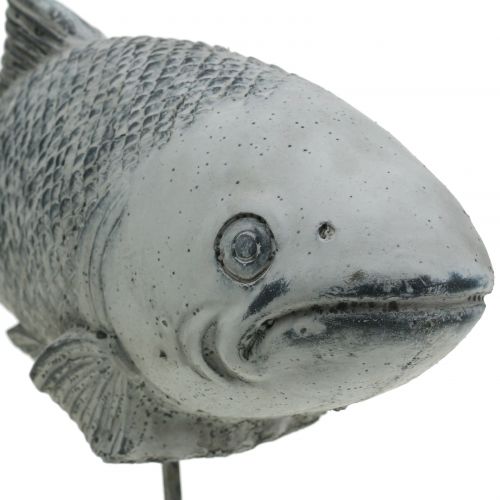 Product Garden figurine fish on a stand H20cm