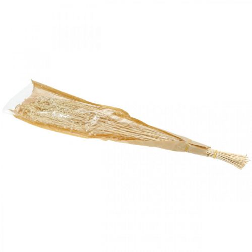 Product Bleached flax dried floristry dried grasses 52cm 160g