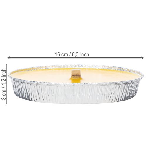 Product Citronella scented candle against insects, flame bowl perfect for balconies, terraces and picnics, 16cm