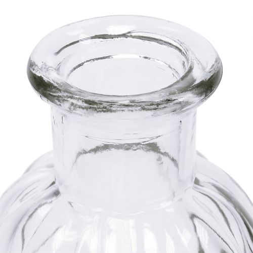 Product Bottle Vase small Ø5.5cm H10.5cm clear 6 pcs