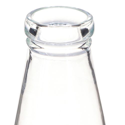 Product Bottle decoration glass bottle vase made of glass Ø7.5cm H19cm