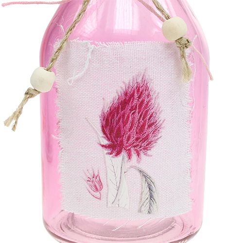 Floristik24 Glass bottle assorted colors Ø8cm H15cm 3pcs