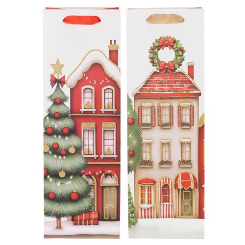 Gift bag bottle Christmas