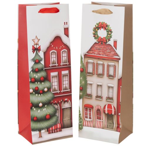 Gift bag bottle Christmas