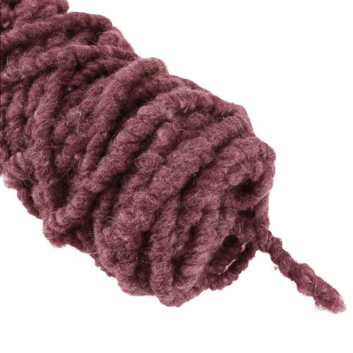 Product Flausch Mirabell felt cord berry 25m