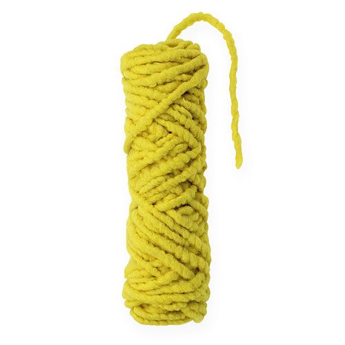 Product Felt cord fleece Mirabell 25m yellow