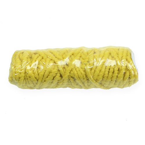 Product Felt Cord Flausch Mirabell 25m Yellow