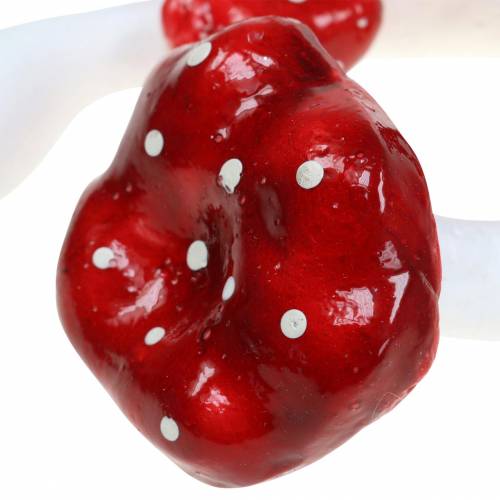 Floristik24 Decorative fly agaric set red, white 6–7cm 12pcs