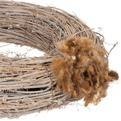 Brown melange sheep's
