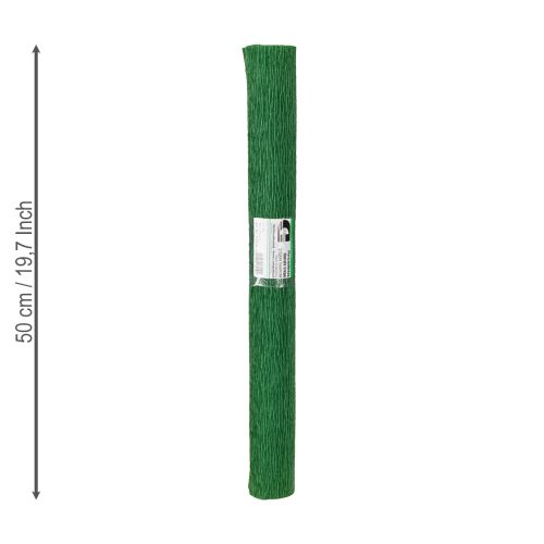 Product Florist crepe paper dark green 50x250cm