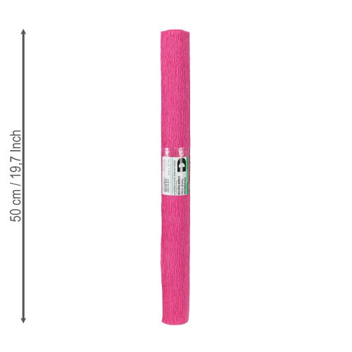 Product Florist crepe paper pink 50x250cm