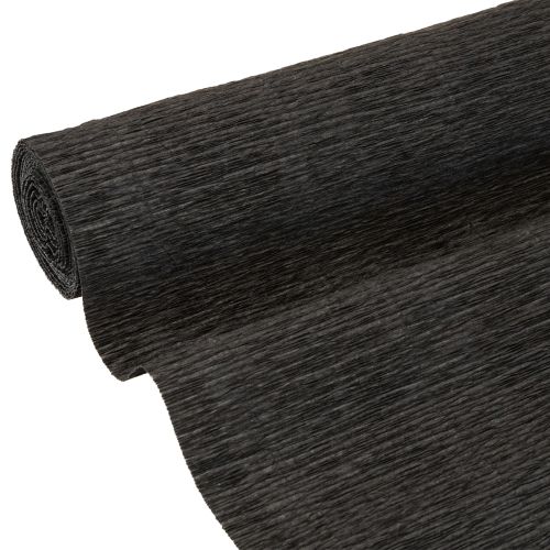 Florist crepe paper black 50x250cm