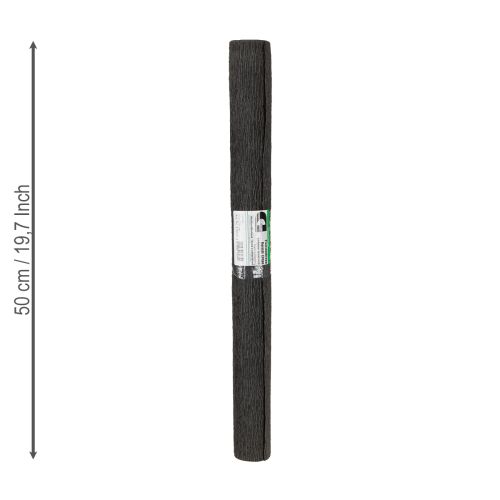 Product Florist crepe paper black 50x250cm
