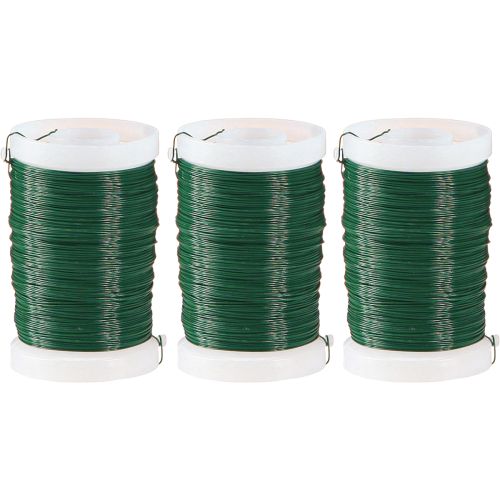 Product Florist wire decorative wire myrtle wire green 0.30mm 100g 3 pcs