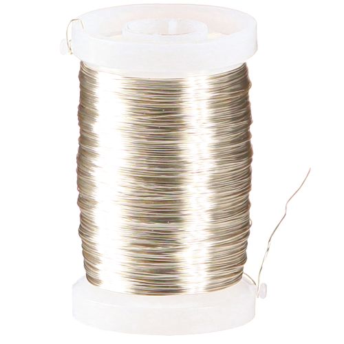 Floristik24 Florist wire myrtle wire champagne 0.30mm 100g 3 pcs