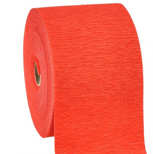 Floristik24 Flower crepe red W10cm grammage 128g/sqm L250cm 2 pieces