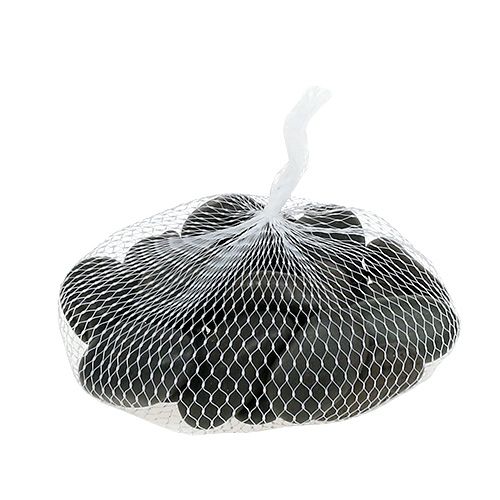 Product River pebbles black matt 2cm - 5cm 1kg