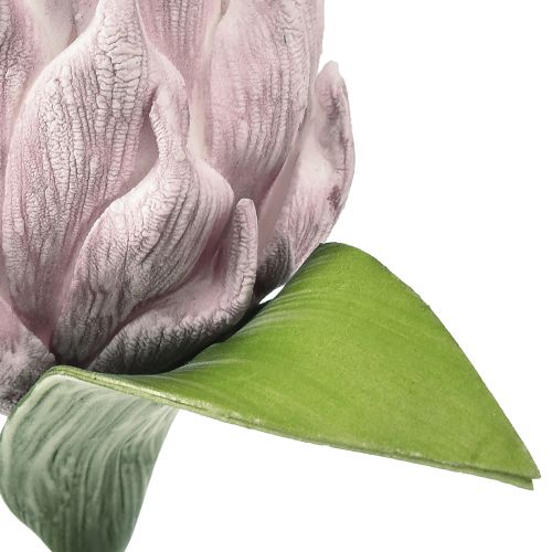 Floristik24 Foam Artichoke Light Purple 14cm L28cm 1 pc
