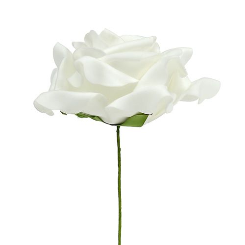 Product Foam Rose White Ø15cm 4 pcs