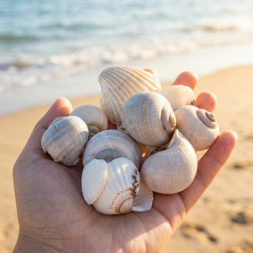 Product Real Sea Shells Maritime accents for unique interior décor and crafts 500g