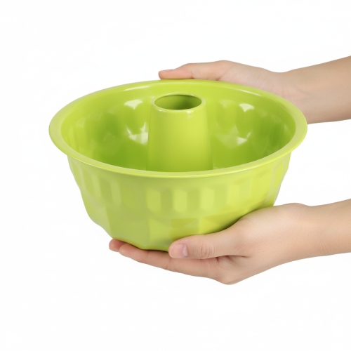 Product Metal decorative Bundt cake pan, apple green, Ø23cm H12cm