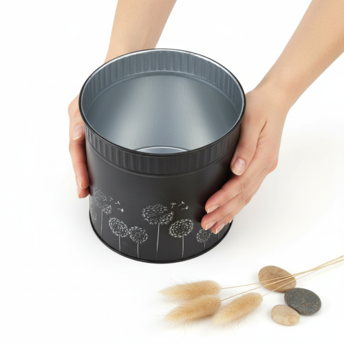 Product Dandelion flower pot, black, Ø15.5cm H15.5cm