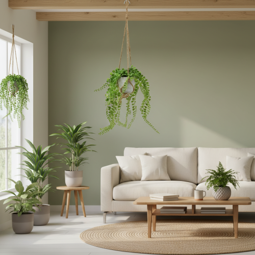 Artificial Potted Plants Succulents Hanging Basket 46cm | Floristik24.ie
