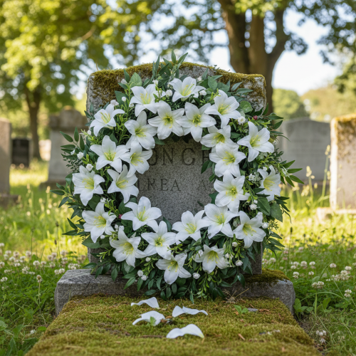 Product Lily on wire, medium, 25 pieces