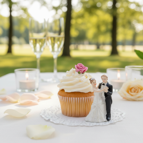 Bride and groom 6cm 2pcs | Floristik24.ie