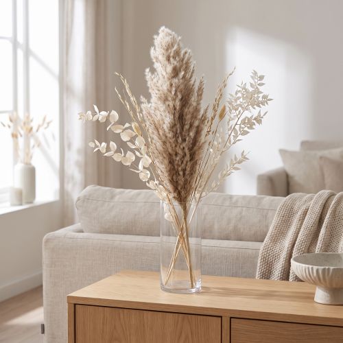 Pampas grass dried decoration