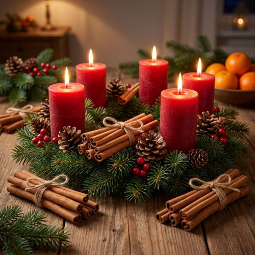 Decorative cinnamon sticks, cinnamon for table decoration, 25cm, 500g | Floristik24.ie