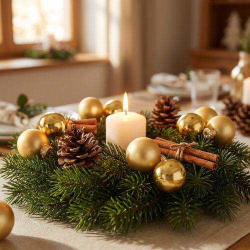 Mini Christmas balls glass gold Ø2.5cm 22 pcs | Floristik24.ie