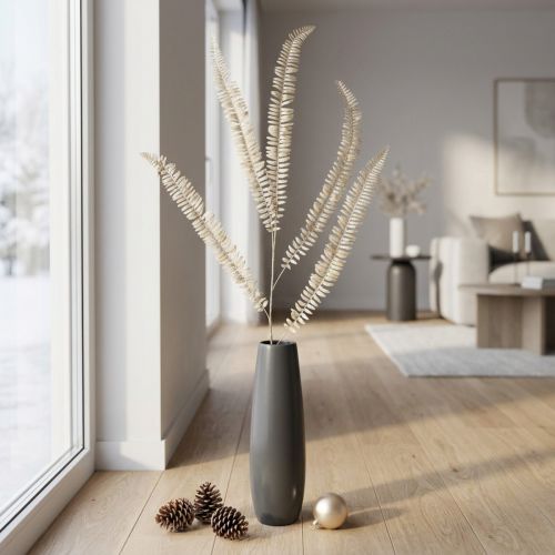 Artificial fern branched white cream artificial plants L120cm | Floristik24.ie