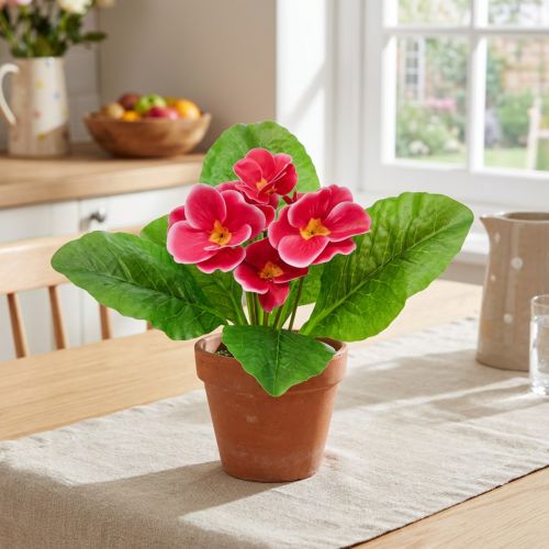 Primroses artificial flowers Cowslips Pink H25cm | Floristik24.ie