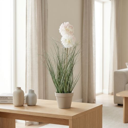 Artificial potted plants goat's beard artificial plants in a pot 58cm | Floristik24.ie
